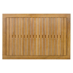 English Elm Outdoor Acacia Wood Rope Weave 4 Piece Sectional Set for Patio Resort Style N757S408828B