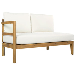 English Elm Outdoor Solid Acacia Wood Modular Sectional Sofa Set with Water-Repellent Cushions N757S538539B