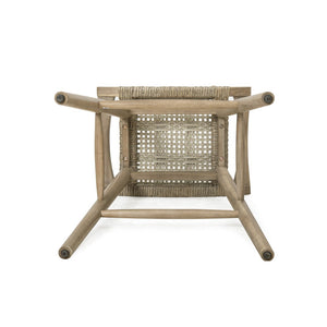 English Elm Jace Outdoor Barstool Set Acacia Wood Faux Rattan Woven Seat Patio Bar Dining N758P473908T