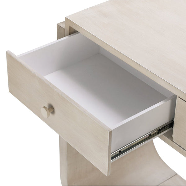 English Elm Antique-style Console Table with Three Drawers Paulownia Veneer Cabriole Legs Entryway N759P324549K