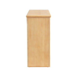 English Elm Video]55 Inch Fluted Pine Veneer Console Table with Soft Close Drawers for Entryway N759P449295N