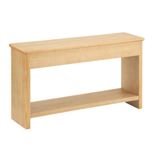 English Elm Video]55 Inch Fluted Pine Veneer Console Table with Soft Close Drawers for Entryway N759P449295N