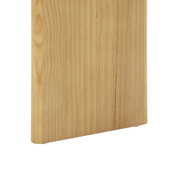 English Elm [video] Pine Veneer X-leg Console Table with Rounded Edges for Entryway or Living Room N759P449300N