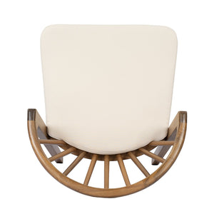 English Elm Outdoor Acacia Wood Windsor Spindle Back Dining Chairs with Washable Cushions Patio Set Teak N762P389932A