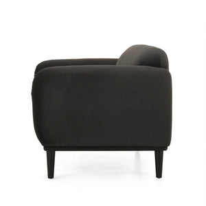 English Elm Loveseat Compact Two Seater Sofa with Birch Legs Boucle Upholstery for Modern Interiors N762P407898E