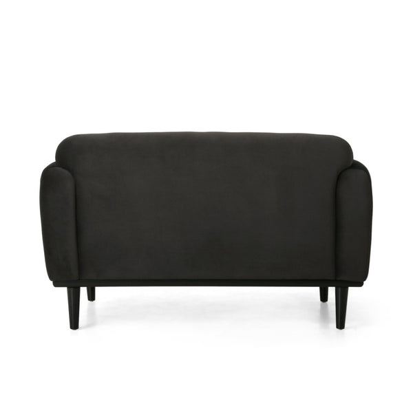 English Elm Loveseat Compact Two Seater Sofa with Birch Legs Boucle Upholstery for Modern Interiors N762P407898E