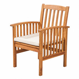 English Elm 7 Piece Solid Acacia Wood Outdoor Dining Set Extendable Table Six Cushioned Chairs N762P455523D_61720.006