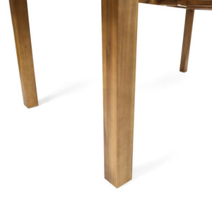 English Elm Extendable Acacia Wood Outdoor Dining Table Teak Finish Slatted Patio Entertainer N762P467423D
