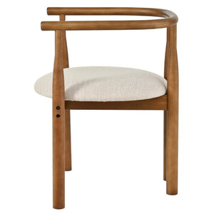 English Elm 7‑Piece Mid-Century Modern Solid Wood Dining Set with Ring-Arm Chairs for Six N762P488521D_N762P388943W3