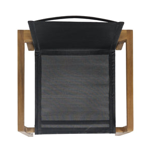 English Elm 7 Piece Acacia Wood Outdoor Dining Set with Extendable Table and Mesh Armchairs N762S000003D
