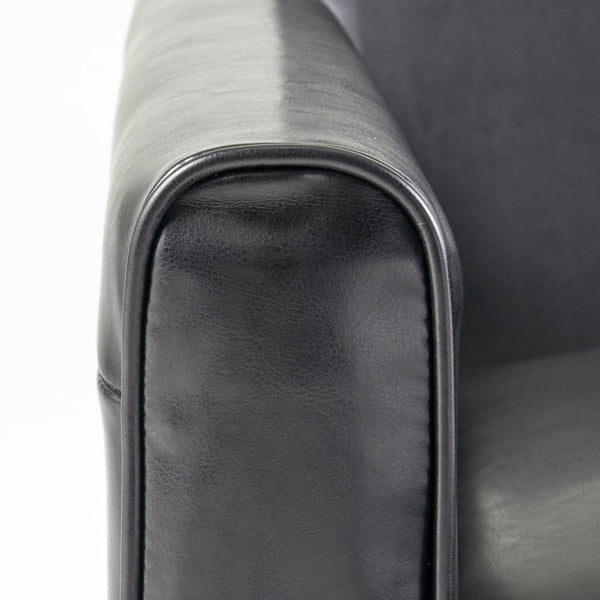 English Elm 27.5" Push Back Recliner Pu Leather Armchair with Beech Legs for Living Room N763P410540B