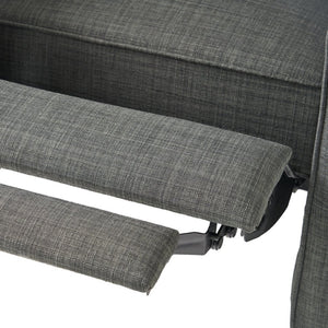 English Elm 27.5" Push Back Recliner Polyester Armchair with Beech Wood Legs for Living Room Dark Grey N763P410540E