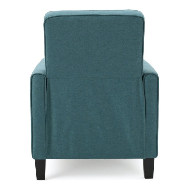 English Elm 27.5 Push Back Recliner Polyester Upholstered Armchair with Rubber Wood Legs for Home N763P410540T