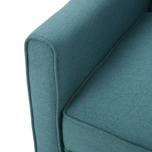 English Elm 27.5 Push Back Recliner Polyester Upholstered Armchair with Rubber Wood Legs for Home N763P410540T