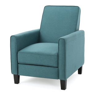 English Elm 27.5 Push Back Recliner Polyester Upholstered Armchair with Rubber Wood Legs for Home N763P410540T