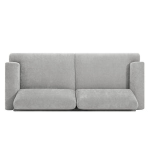 English Elm Stylish Chenille Three Seat Sofa Low Profile Contemporary Living Room Couch N763P415767E