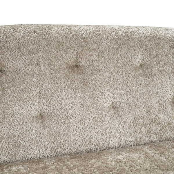 English Elm Modern Button Tufted Three Seater Sofa Plush Upholstered Mid Century Living Room Couch Brown N763P483968D