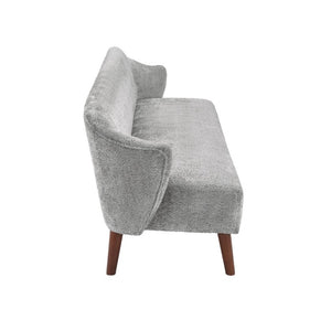 English Elm Modern Button Tufted Three Seater Sofa Plush Upholstered Mid Century Living Room Couch Light Grey N763P483968E