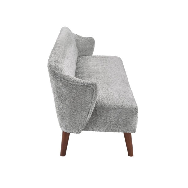 English Elm Modern Button Tufted Three Seater Sofa Plush Upholstered Mid Century Living Room Couch Light Grey N763P483968E