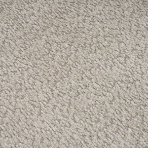 English Elm Modern Boucle Loveseat with Biscuit Tufted Back Square Arms and Walnut Legs Oatmeal N763P485476E