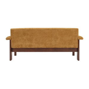 English Elm 69.9 Inch Chenille Two Seater Sofa with Pillow Arms Pocket Spring Cushion Living Room N763S000050Y