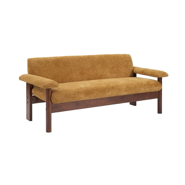 English Elm 69.9 Inch Chenille Two Seater Sofa with Pillow Arms Pocket Spring Cushion Living Room N763S000050Y
