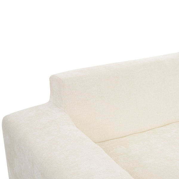 English Elm 140.5" U-shaped Chenille Cloud Sectional Modular Sofa Deep Seat Living Room Couch Beige N763S000120A