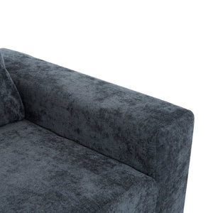 English Elm 140.5" U-shaped Chenille Cloud Sectional Modular Sofa Deep Seat Living Room Couch Grey N763S000120E