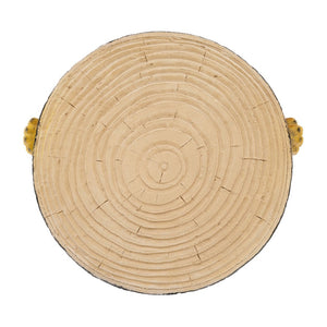 English Elm 22.17"h Mgo Hand Painted Dog Sculpture Pedestal Side Table for Indoor Outdoor Use N765P412507B