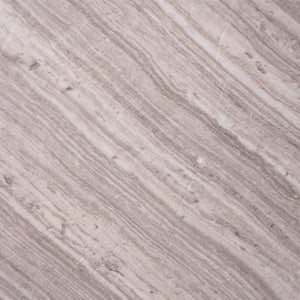 English Elm 18.5H Sculptural Fluted MGO Side Table Faux Stone Finish for Patio or Living Room Gray Marble N765P416051G