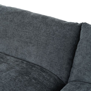 English Elm Not Sold Separately Modular Sectional Sofa with Hidden Storage and Overstuffed Cushions Dark Gray 115.5 L x 115.5 W x 32 H N767P234457R