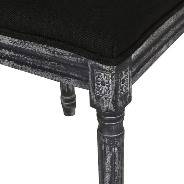 English Elm Dining Chair Set of Two French Country Cane Back Rubberwood Farmhouse Seating N767P375346B