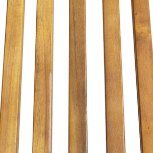 English Elm Nadine Outdoor Slatted Wood Chaise Lounge for Pool Decks and Patio Relaxation N767P384822T