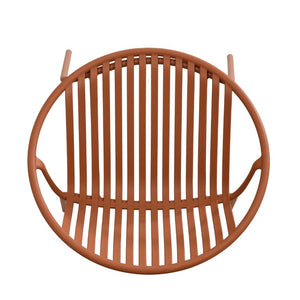 English Elm 7 Piece Outdoor Aluminum Dining Set with Polypropylene Stackable Chairs for Patio N768P192555O_6_N768P491921B