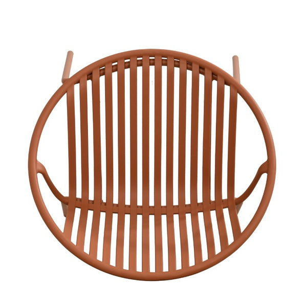 English Elm 7 Piece Outdoor Aluminum Dining Set with Polypropylene Stackable Chairs for Patio N768P192555O_6_N768P491921B