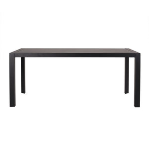English Elm 7 Piece Outdoor Aluminum Dining Set with Polypropylene Stackable Chairs for Patio N768P192555O_6_N768P491921B