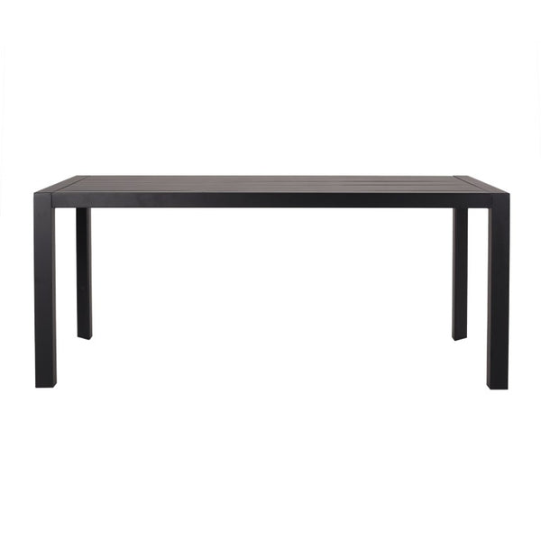 English Elm 7 Piece Outdoor Aluminum Dining Set with Polypropylene Stackable Chairs for Patio N768P192555O_6_N768P491921B