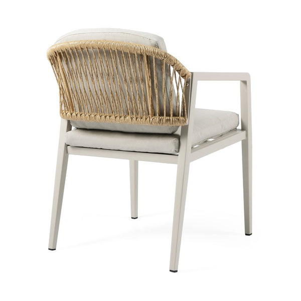 English Elm Outdoor Pe Rattan Armchairs Set of 2 with Cushions Uv Resistant Patio Seating N768P372926N