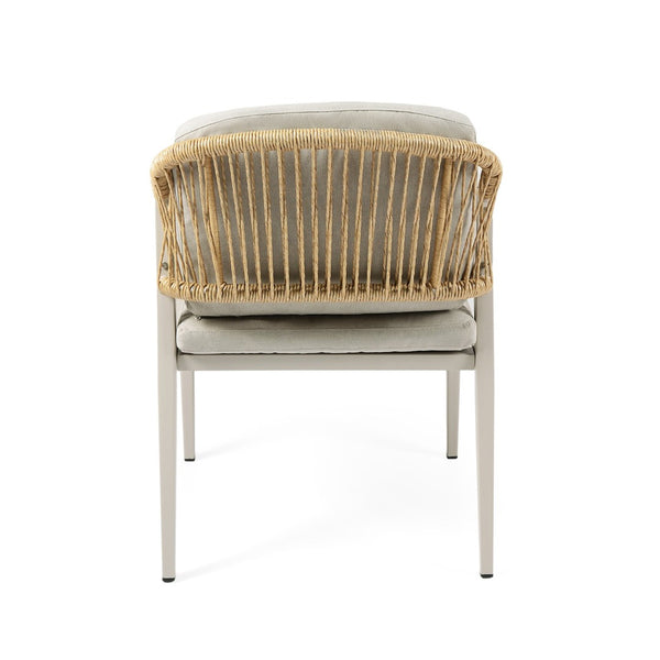 English Elm Outdoor Pe Rattan Armchairs Set of 2 with Cushions Uv Resistant Patio Seating N768P372926N