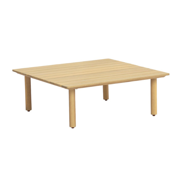 English Elm Acacia Solid Wood Outdoor Square Coffee Table with Slatted Top for Patio Decor N768P395019L