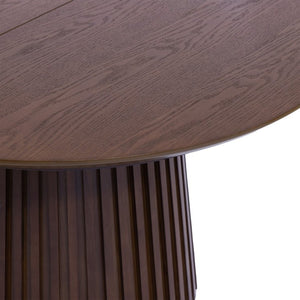 English Elm Table-Top,brown Oval Extendable Engineered Wood Dining Surface Warm Grain Finish N768P399828D