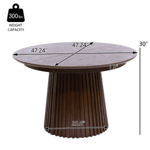 English Elm Table-Top,brown Oval Extendable Engineered Wood Dining Surface Warm Grain Finish N768P399828D