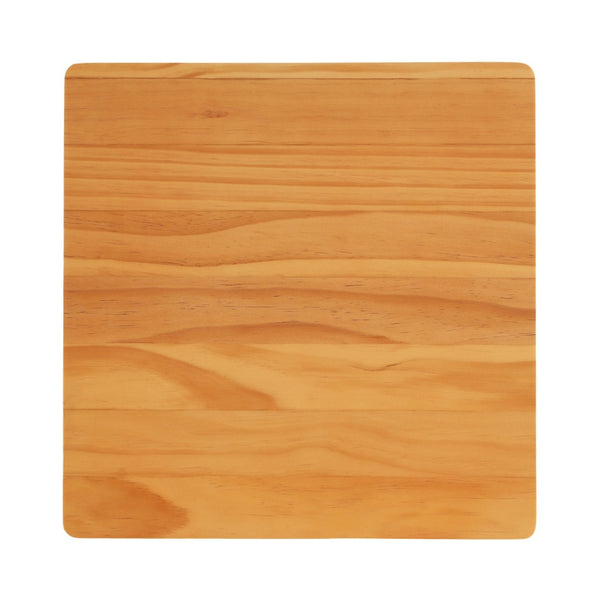 English Elm Natural Pine Fluted Side Table Sculptural Solid Wood End for Modern Living N768P442269N