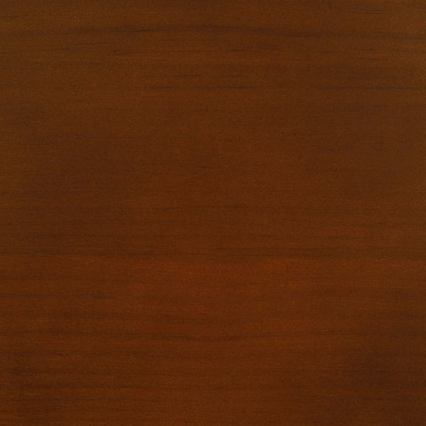 English Elm Walnut Stained Pine Square Side Table Notched Edge Pedestal Base for Modern Interiors N768P442273W