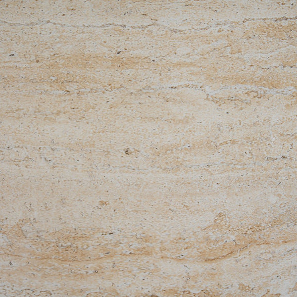 English Elm Modern Ribbed MGO Travertine Finish Outdoor Side Table for Patio Balcony or Living Room N768P443081T