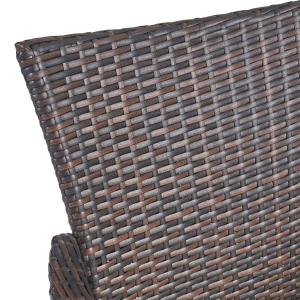 English Elm Clementine All-Weather PE Wicker Outdoor Dining Chairs Woven Rattan Set of 2 N768P516661D