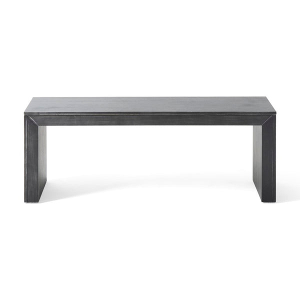 English Elm Wood Dining Bench Solid Rubberwood Acacia Veneer Farmhouse Industrial Seat N768P524517B