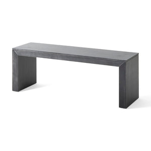 English Elm Wood Dining Bench Solid Rubberwood Acacia Veneer Farmhouse Industrial Seat N768P524517B