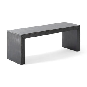 English Elm Wood Dining Bench Solid Rubberwood Acacia Veneer Farmhouse Industrial Seat N768P524517B