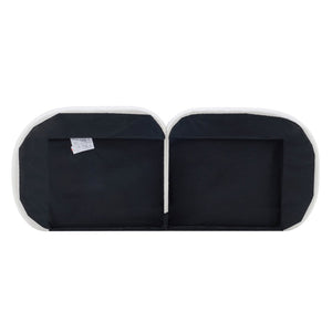 English Elm Extra Plush Teddy Fleece King Platform Bed Curved Split Headboard Solid Wood Base N769K419931W